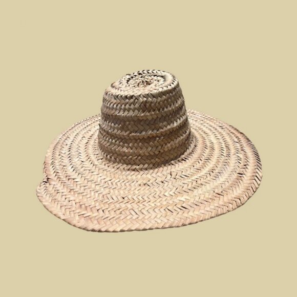 Large Woven Moroccan Sun Hat